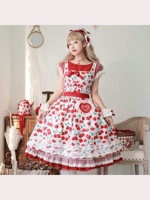 Magic Tea Party Cherry Tea Party Lolita Dress OP (MP133)